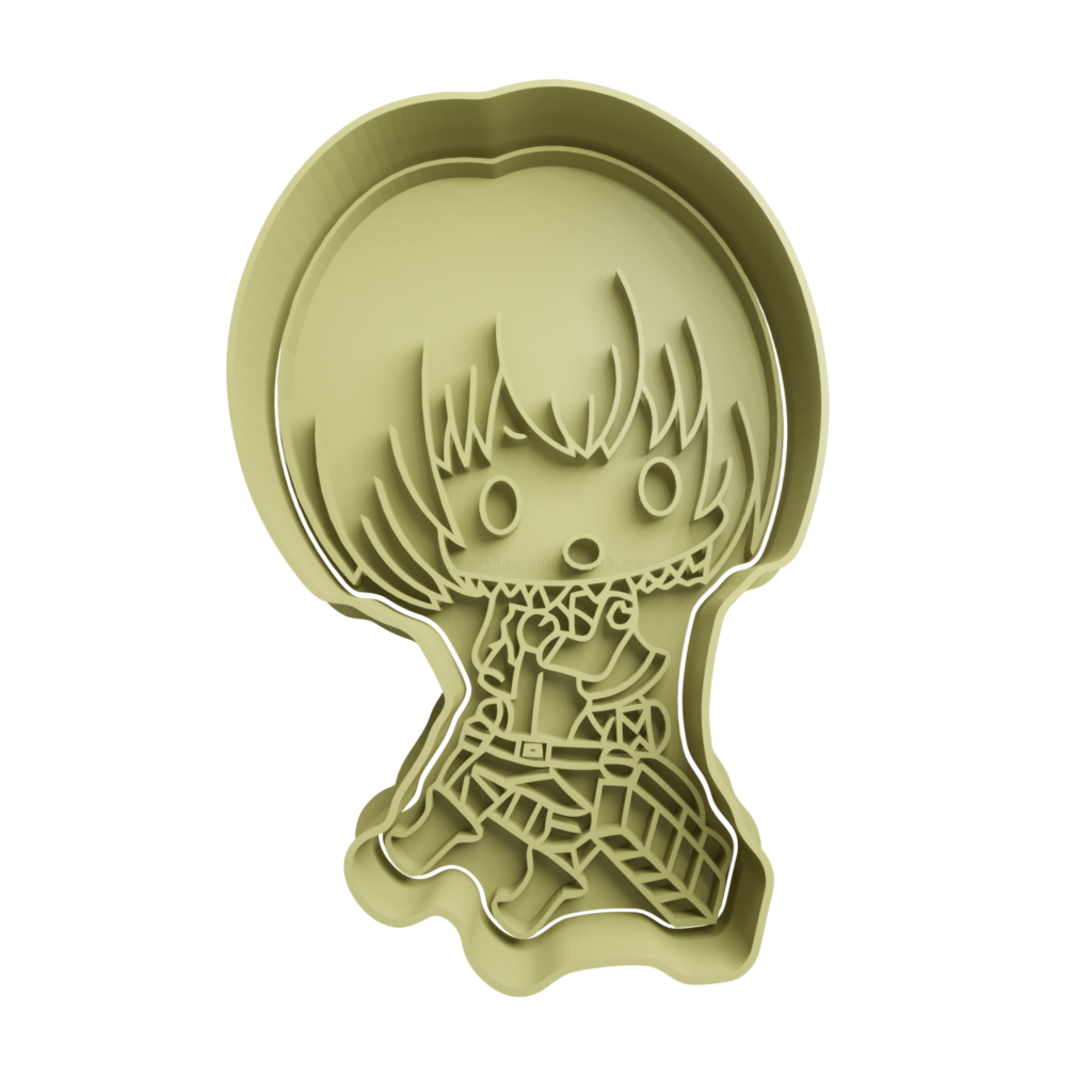 Armin Arlert Chibi Cortador De Galletas Stl Cortador De Galletas Stl