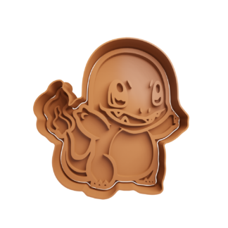 Charmander Cortador de Galletas STL 2