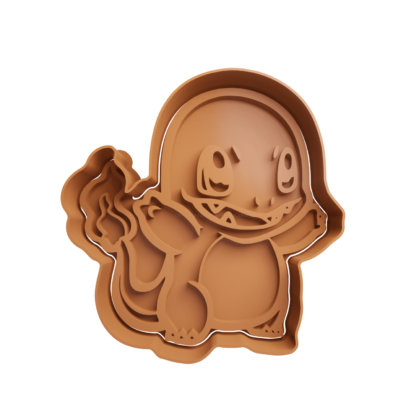 Charmander Cortador de Galletas STL 2