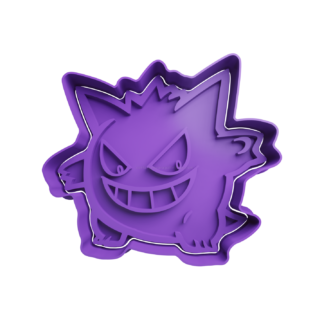 Gengar Cortador de Galletas STL