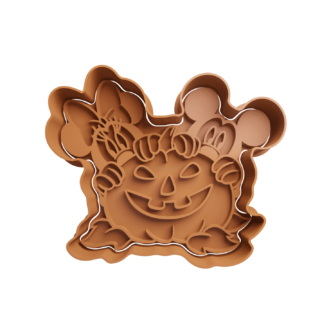 Mickey Minnie Calabaza Cortador de Galletas STL