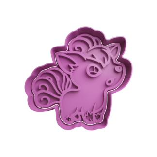 Vulpix Cortador de Galletas STL