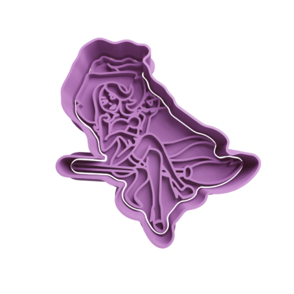 Bruja Cortador de Galletas STL