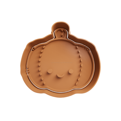 Calabaza Cute Cortador de Galletas STL