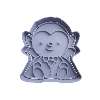 Dracula Cute Cortador de Galletas STL 2