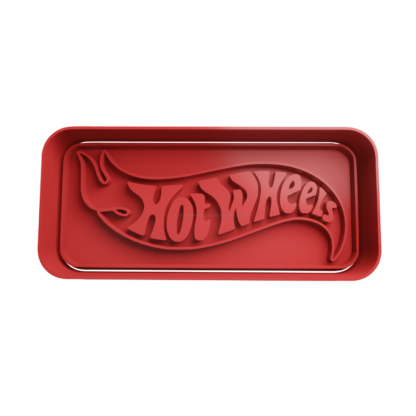 Hotwheels Logo Cortador de Galletas STL