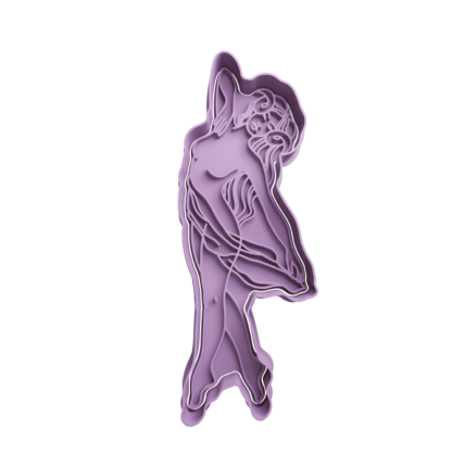 Aries Mujer Cortador de Galletas STL