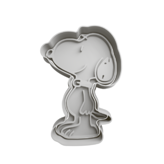 Snoopy Cortador de Galletas STL