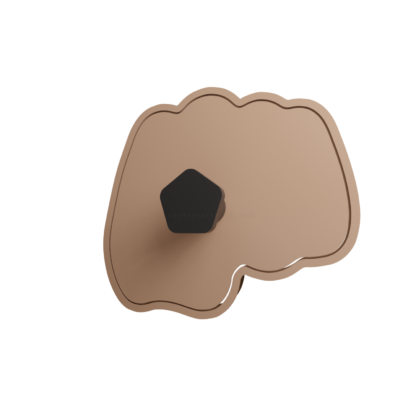 👊Emoticono Puño Cortador de Galletas STL