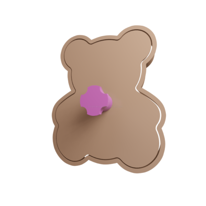 Osito Cortador de Galletas STL 2