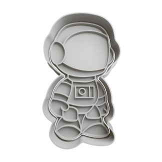 Astronauta Cortador de Galletas STL