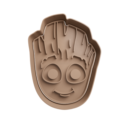 Baby Groot Cortador de Galletas STL