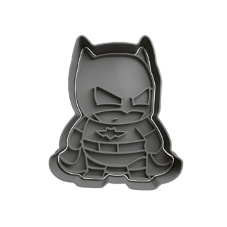 Batman Cute Cortador de Galletas STL