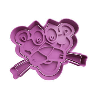 Pantera Rosa Cortador de Galletas STL
