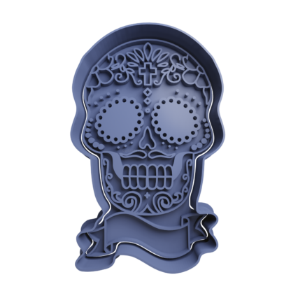 Calavera Mexicana Cortador de Galletas STL