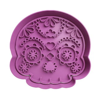 Calavera Mexicana Cortador de Galletas STL