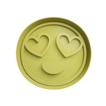 😍Emoticono Enamorado Cortador de Galletas STL