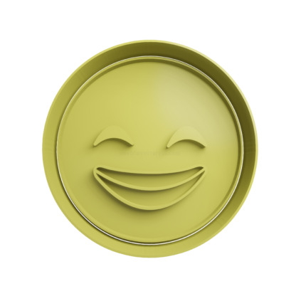 😁Emoticono Sonrisa Cortador de Galletas STL