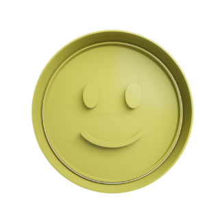 🙂Emoticono Sonriendo Cortador de Galletas STL