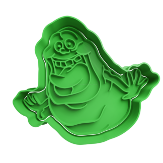 Fantasma Slimer Viscoso Cortador de Galletas STL