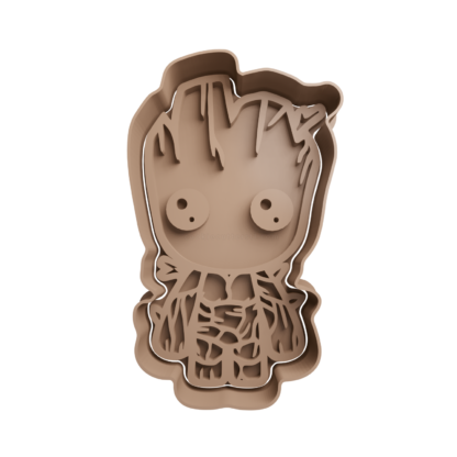 Baby Groot Cortador de Galletas STL