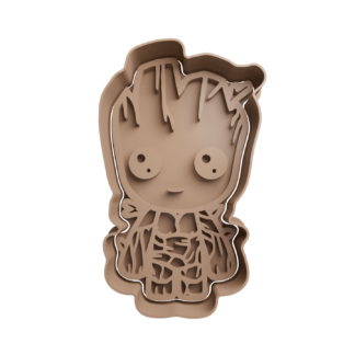 Baby Groot Cortador de Galletas STL