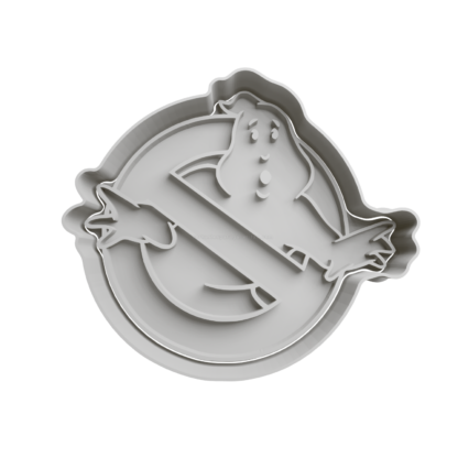 Cazafantasmas Logo Cortador de Galletas STL