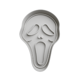 Scream Cortador de Galletas STL