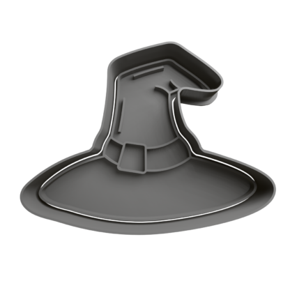 Sombrero de Bruja Cortador de Galletas STL 3