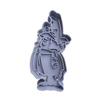 La Tonta Bruja Cortador de Galletas STL