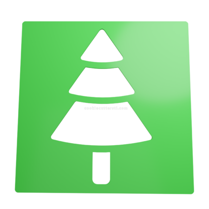 Stencil Arbol de Navidad STL + Vector