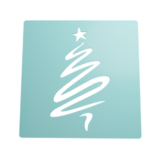 Stencil Arbol de Navidad STL + Vector