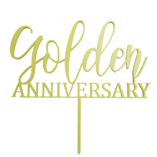 Golden Anniversary Topper Cake STL