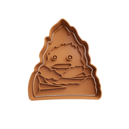 Calcifer Cortador de Galletas STL 2