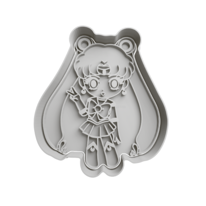 Sailor Moon Cortador de Galletas STL