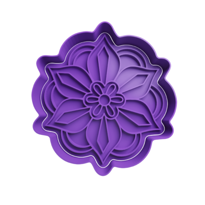 Flor Cortador de Galletas STL 2