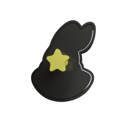 Sombrero de Bruja Cortador de Galletas STL 6