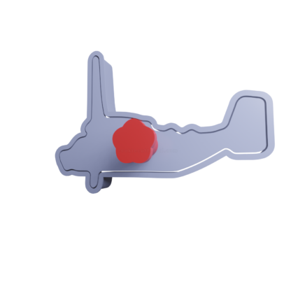 Avion CV-22 Cortador de Galletas STL