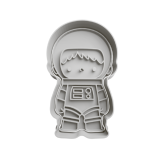 Astronauta Cortador de Galletas STL 4