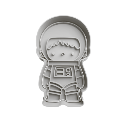 Astronauta Cortador de Galletas STL 4