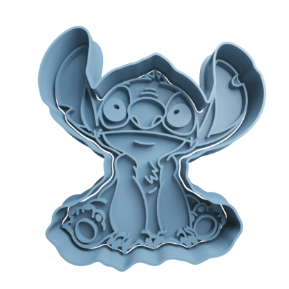 Stitch Cortador de Galletas STL 5