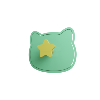 Bulbasaur Cabeza Cortador de Galletas STL