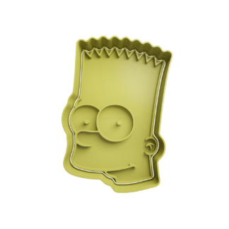 Bart Simpsons Cortador de Galletas STL