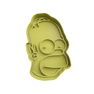 Homero Simpson Cortador de Galletas STL