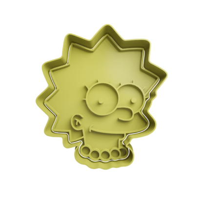 Lisa Simpsons Cortador de Galletas STL