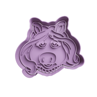 Miss Piggy Cortador de Galletas STL