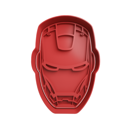 Iron Man Cabeza Cortador de Galletas STL 2