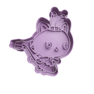 Kitty Fairy Cortador de Galletas STL