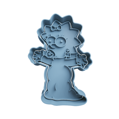 Maggie Simpsons Cortador de Galletas STL 2