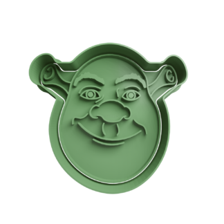 Shrek Cortador de Galletas STL